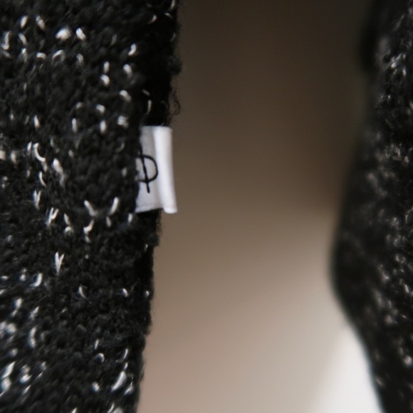 SAMSOE & SAMSOE Marled Black Knit Crewneck Sweater - Picture 6 of 8